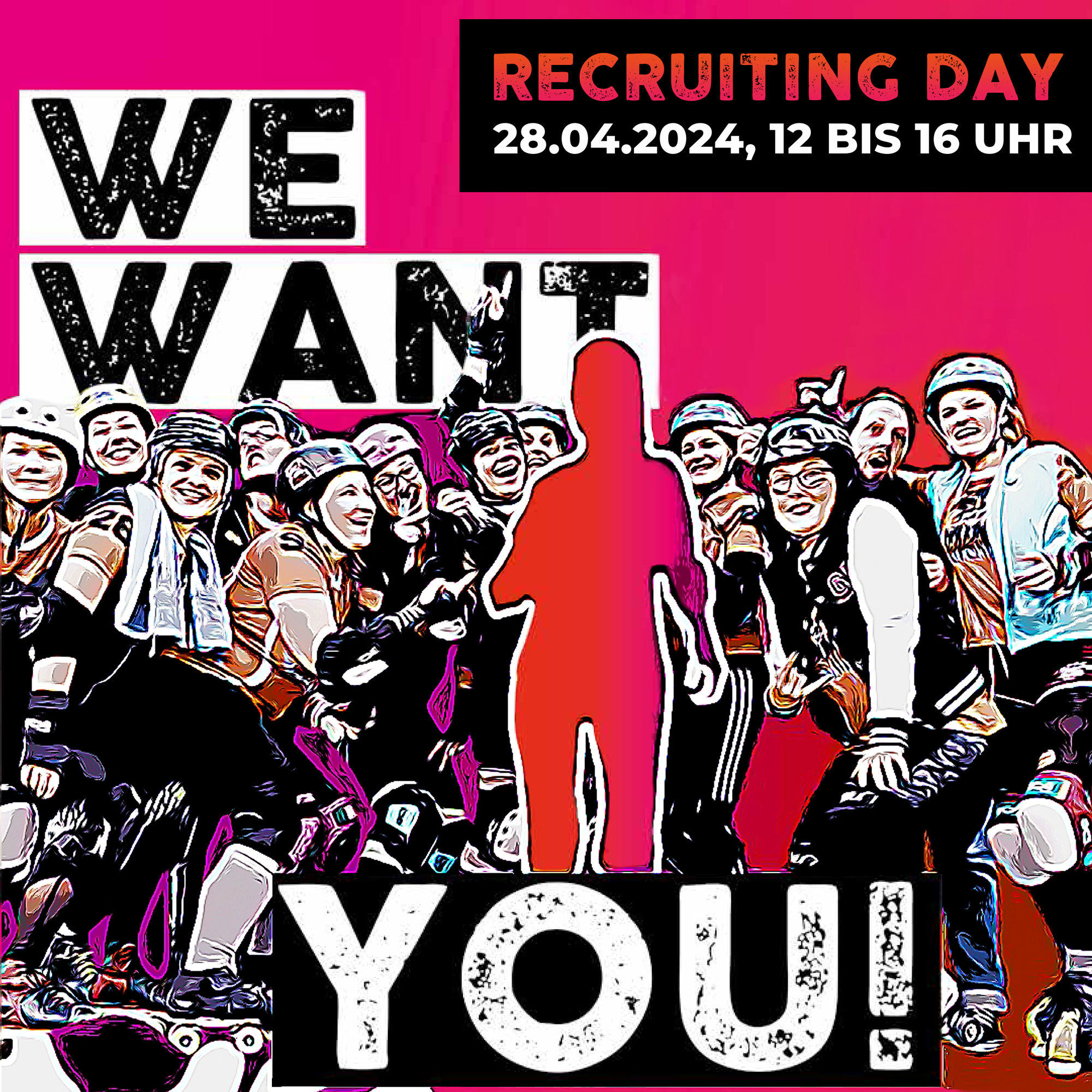 Rollerderby Recruiting Day April 2024